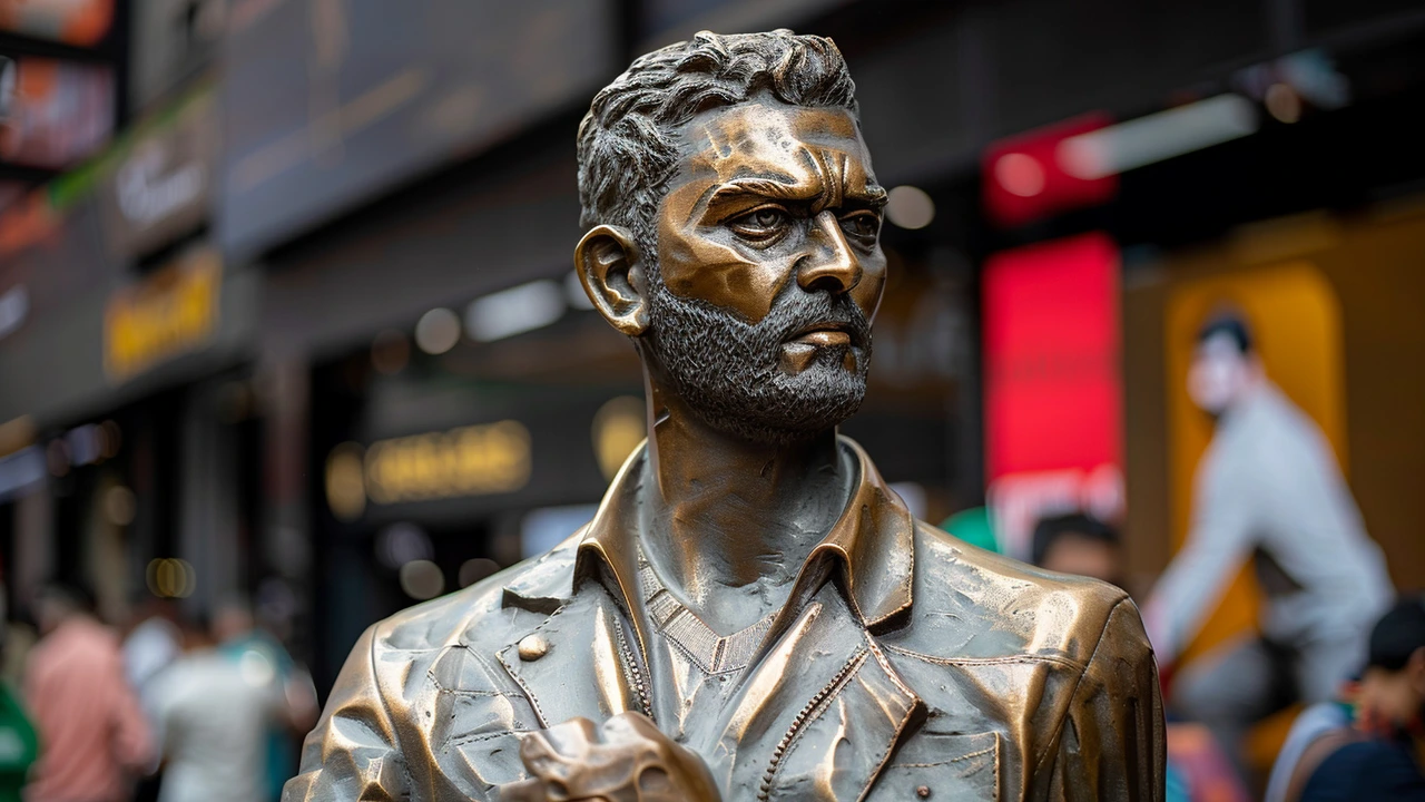 विराट कोहली की बड़ी मूर्ति न्यूयॉर्क के टाइम्स स्क्वायर में अनावरण: विश्वभर में खेल का जादू